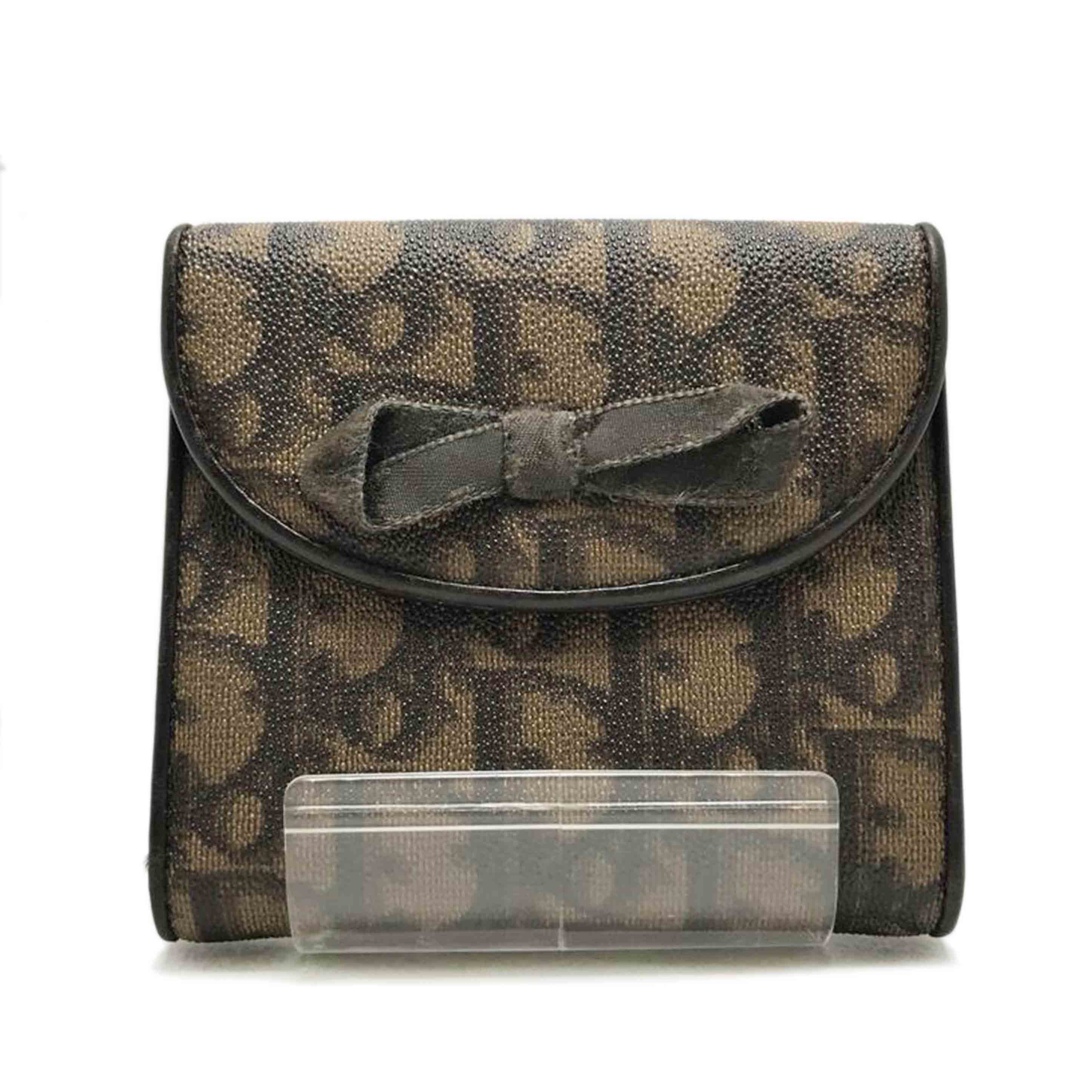 Dior ディオール/トロッター PVC二つ折り財布/02-LU-0055//Bランク/51