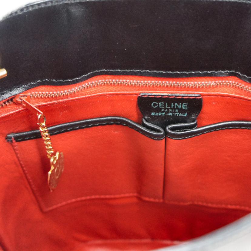 CELINE セリーヌ/レザーバケットチェーンショルダー //F/0*/ABランク/78