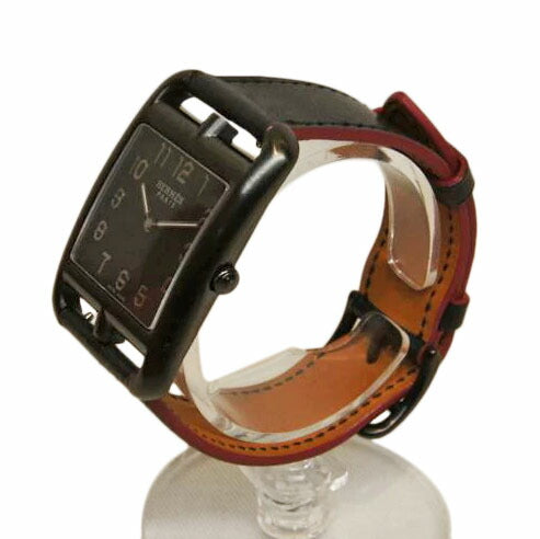 HERMES エルメス/ケープコッドGMシャドウ/レザーベルト/クォーツ/CC3.711//329****/SAランク/92