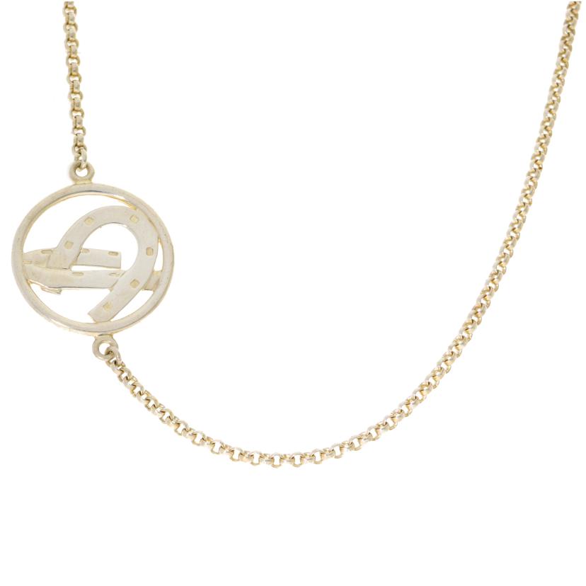 HERMES エルメス/ホースシューシルバーネックレス//ABランク/18