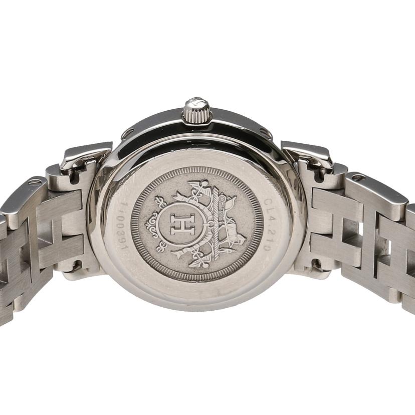 HERMES エルメス/クリッパー・ホワイト/レディース/クオーツ/CL4.210//110****/Aランク/09