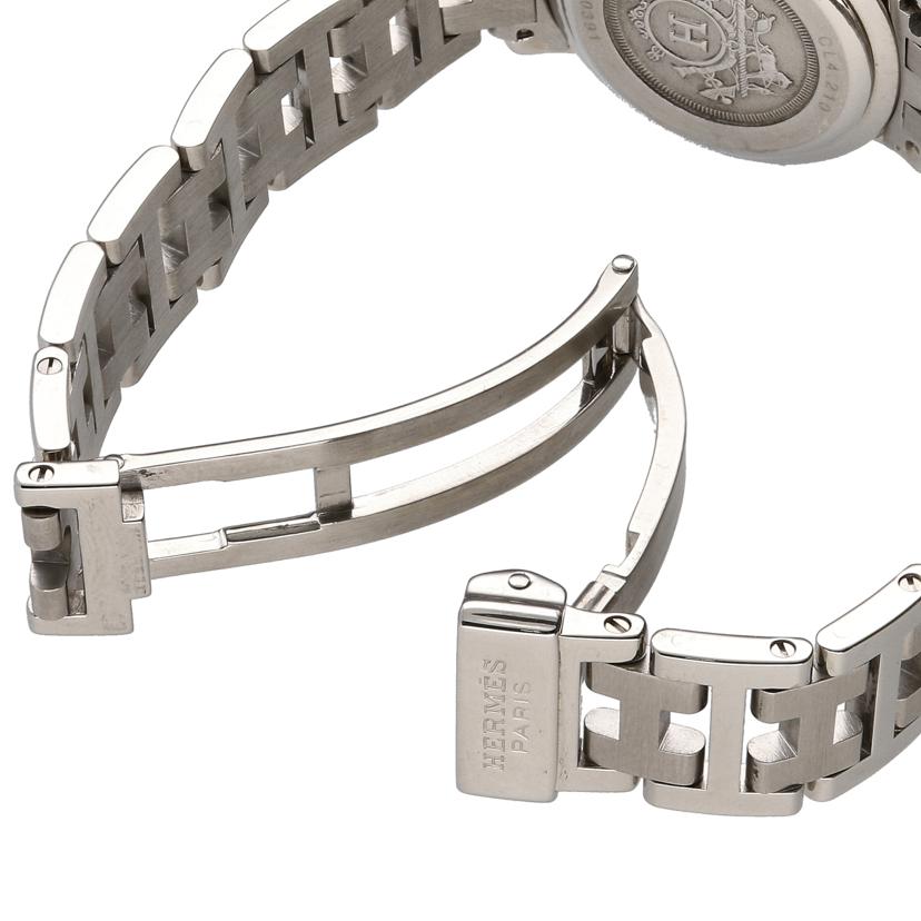 HERMES エルメス/クリッパー・ホワイト/レディース/クオーツ/CL4.210//110****/Aランク/09