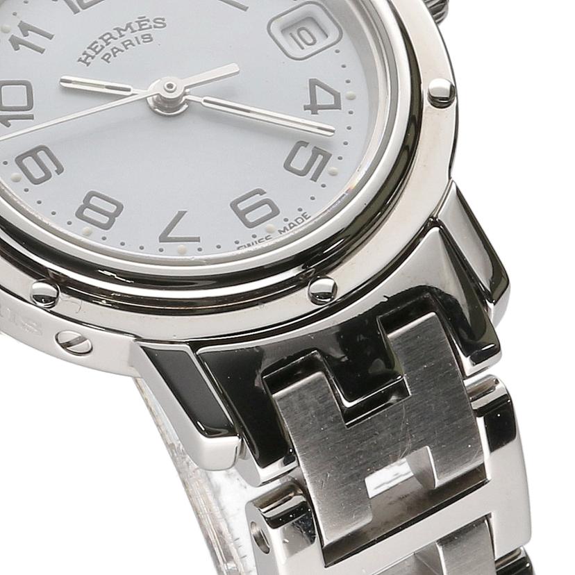 HERMES エルメス/クリッパー・ホワイト/レディース/クオーツ/CL4.210//110****/Aランク/09