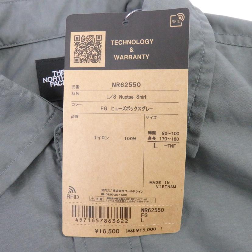 THE NORTHFACE ザ・ノースフェイ/L/S Nuptse Shirt/NR62550//Sランク/25