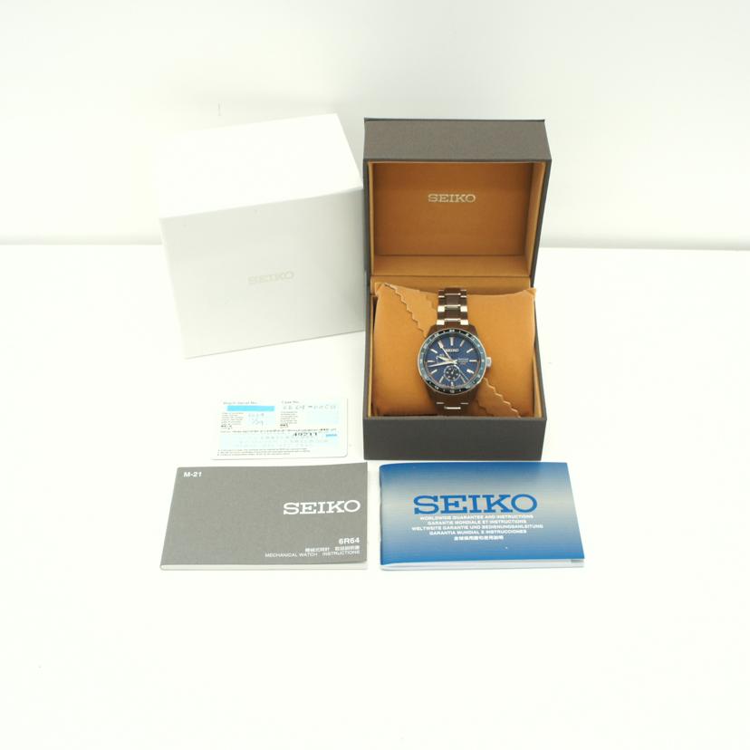 SEIKO セイコー/プレザージュGMT/シャープドエッジシリーズ/AT/SARF001//110***/SAランク/19