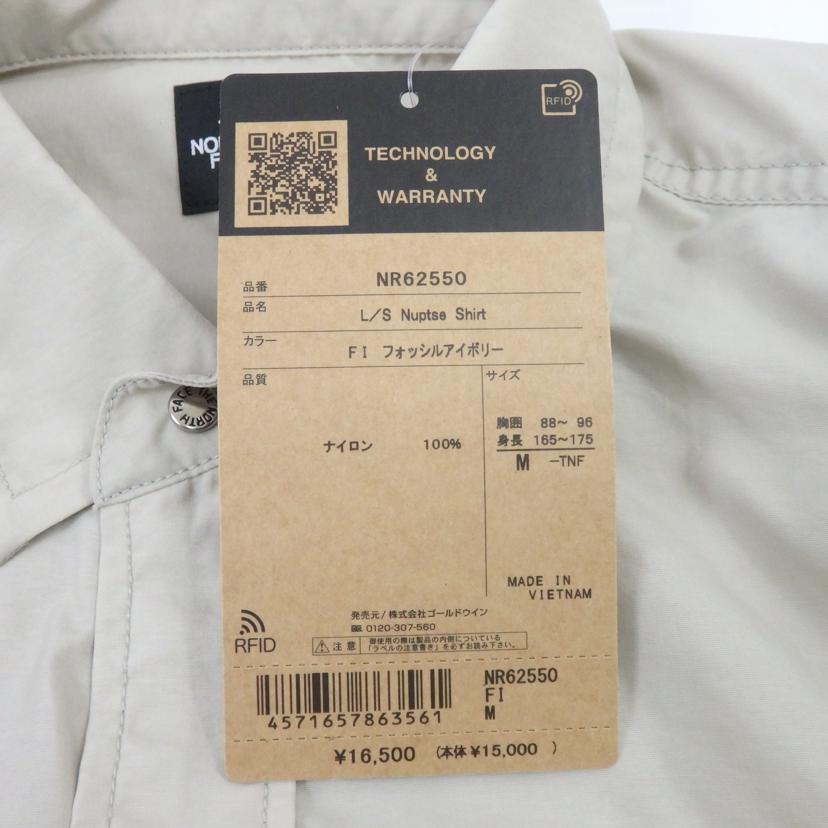 THE NORTHFACE ザ・ノースフェイ/L/S Nuptse Shirt/NR62550//Sランク/25