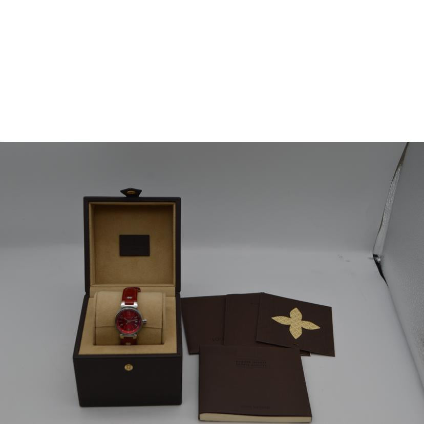 LV ルイヴィトン/タンブールラグダイヤクォーツデイト/ヴェルニレザー/Q121T//SE8***/Aランク/89