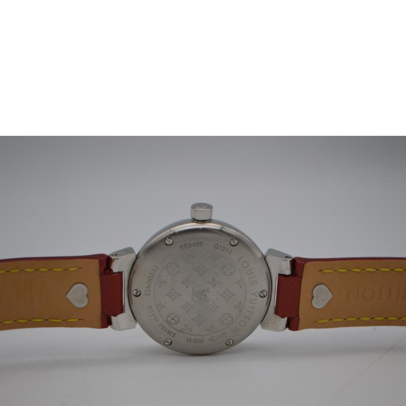 LV ルイヴィトン/タンブールラグダイヤクォーツデイト/ヴェルニレザー/Q121T//SE8***/Aランク/89