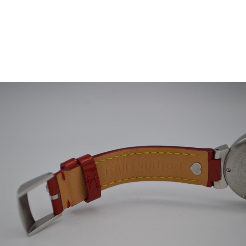 LV ルイヴィトン/タンブールラグダイヤクォーツデイト/ヴェルニレザー/Q121T//SE8***/Aランク/89