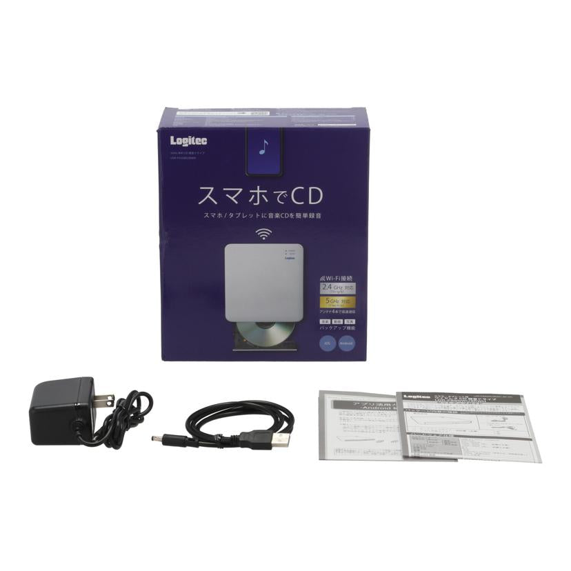Logitec ロジテック /ワイヤレスCD録音ドライブ/LDR-PS5GWU3RWH//24G351900203B/Bランク/67