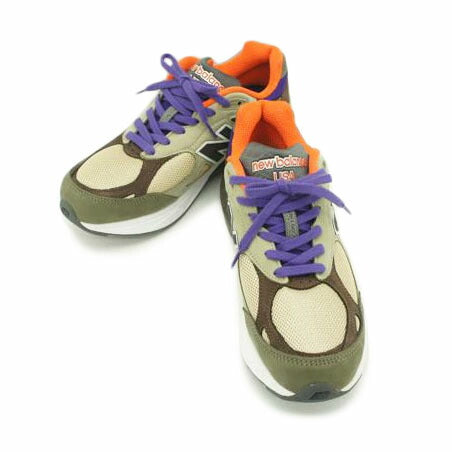 NB ニューバランス/990V3/カーキ/オレンジ/M990BT3//サイズ:27cm/Aランク/75