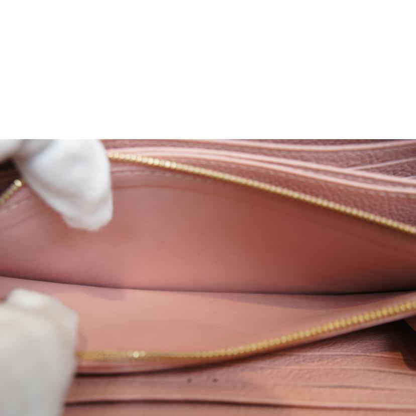 LV ルイヴィトン/ジッピーウォレット/アンプラント/ローズプードル/M64090//SP0***/SAランク/92