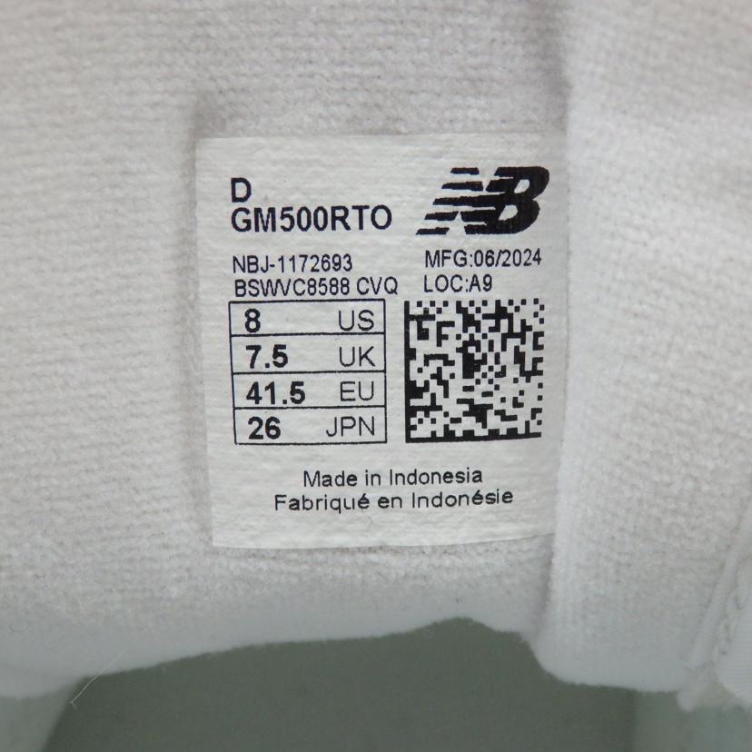 New Balance ニューバランス/スニーカー GM500RTO/GM500RTO//SAランク/77