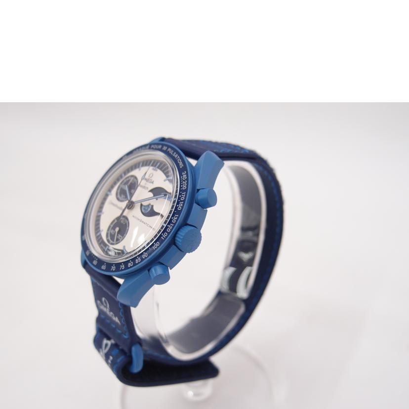 OMEGA×swatch オメガ×スウォッチ/ミッション・トゥ・ザ・スーパーブルームーンフェイズ/クォーツ/SO33N700//SAランク/69