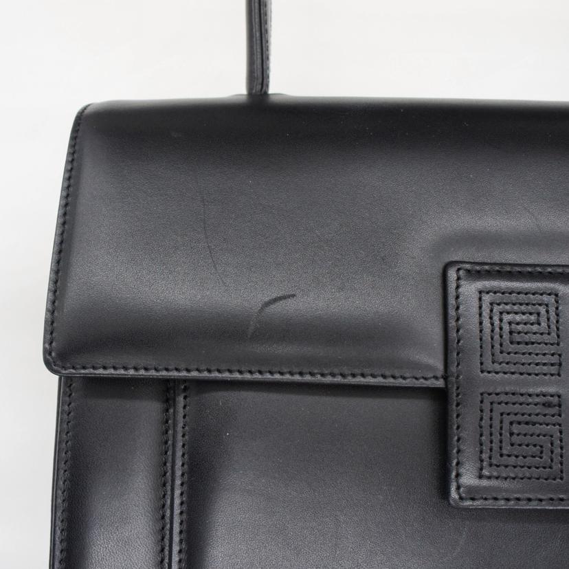 GIVENCHY ジバンシー/レザーハンドバッグ/フォーマル/ トップハンドルボックス型 4G//ABランク/93