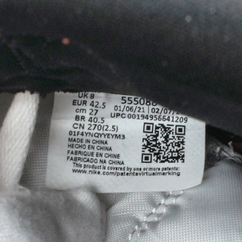 NIKE ナイキ/NIKE AJ1 RETRO HIGH OG 27.0/555088-603//Aランク/67