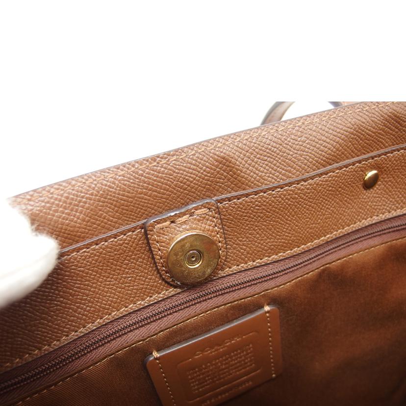 COACH コーチ/PVCシグネチャー/トートバッグ/ブラウン/ F76636//E19**/ABランク/04