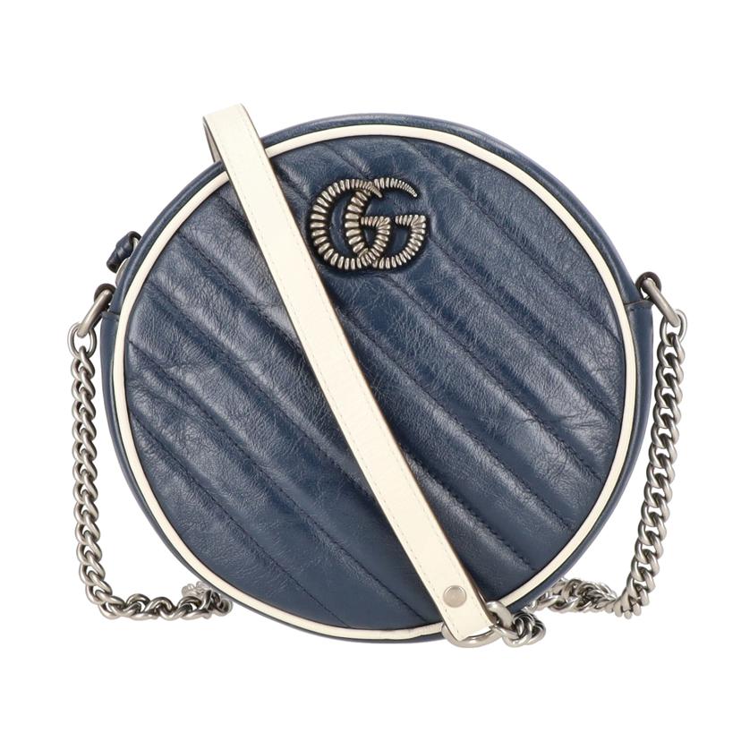GUCCI/GGマーモントラウンドチェーンショルダー/550154 //493***/Aランク/78
