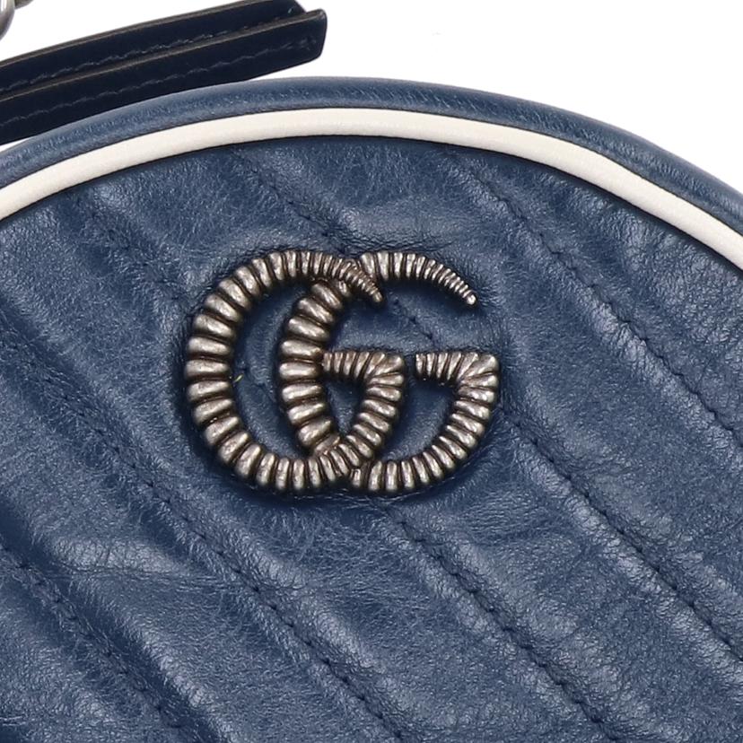 GUCCI/GGマーモントラウンドチェーンショルダー/550154 //493***/Aランク/78