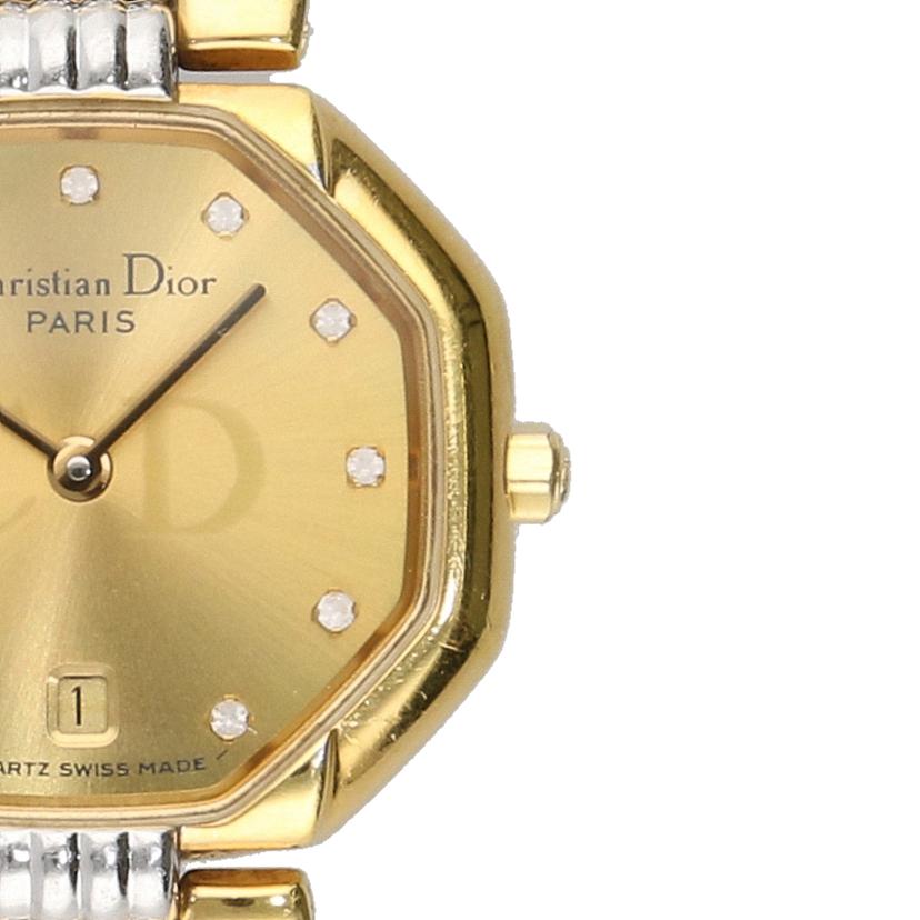 Christian Dior クリスチャン・ディオール/オクタゴン・デイト/レディース/クオーツ/D48-133//196**/ABランク/75