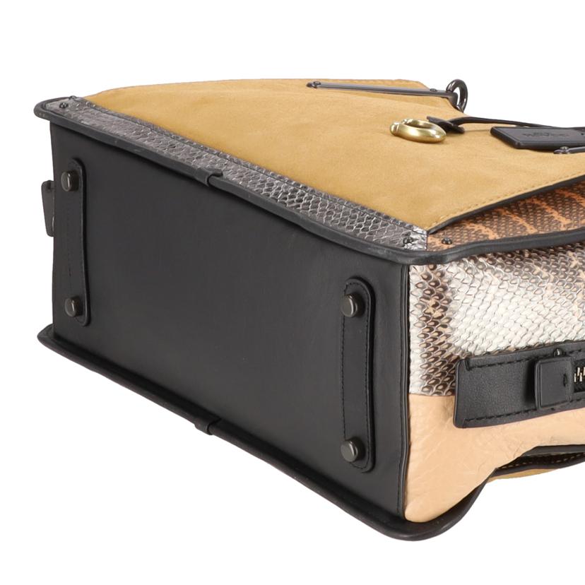 COACH/ドリーマー36インカラーブロックウィズスネークスキン/37130//e18**/Aランク/78