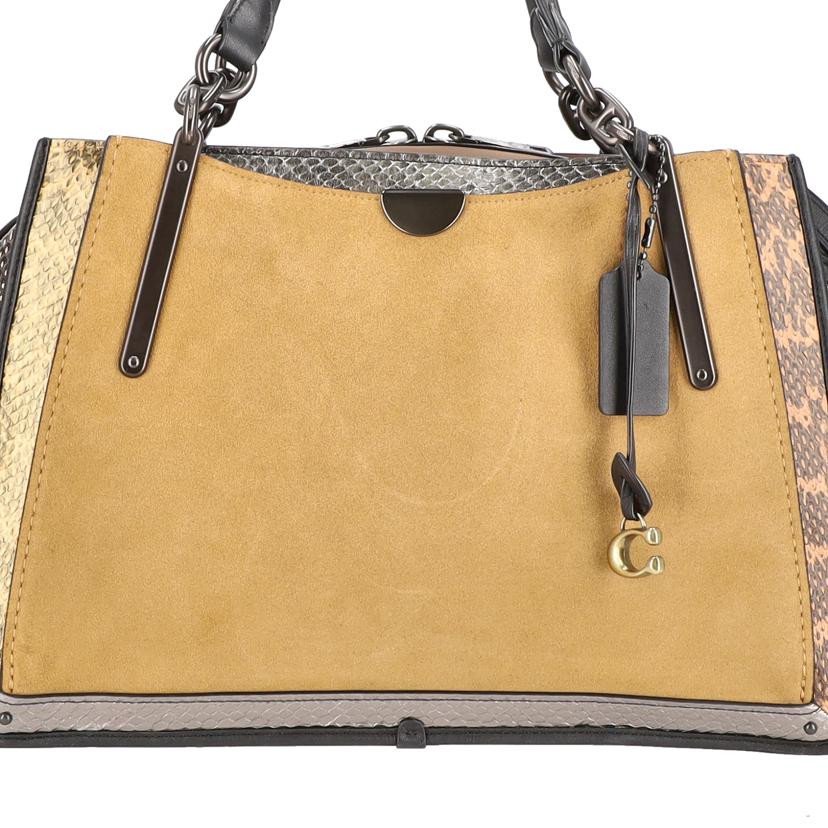 COACH/ドリーマー36インカラーブロックウィズスネークスキン/37130//e18**/Aランク/78