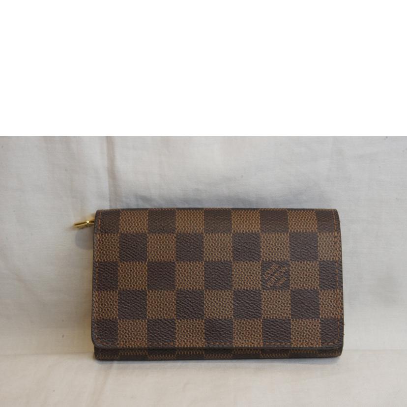 LV ルイヴィトン/ポルトモネビエトレゾール/ダミエエベヌ/N61730//CA0***/Aランク/92
