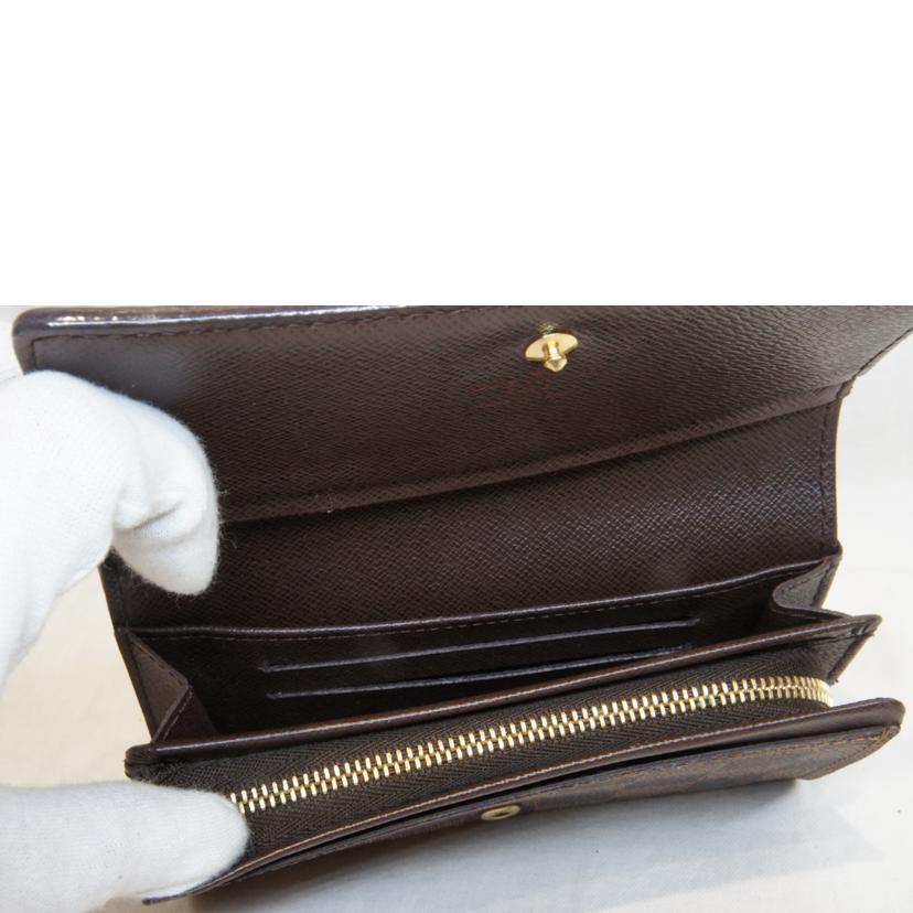 LV ルイヴィトン/ポルトモネビエトレゾール/ダミエエベヌ/N61730//CA0***/Aランク/92