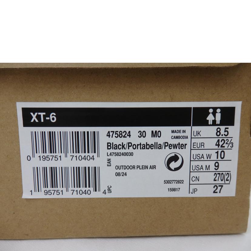 salomon サロモン/salomon XT-6/27.0cm/L47582400//ABランク/84