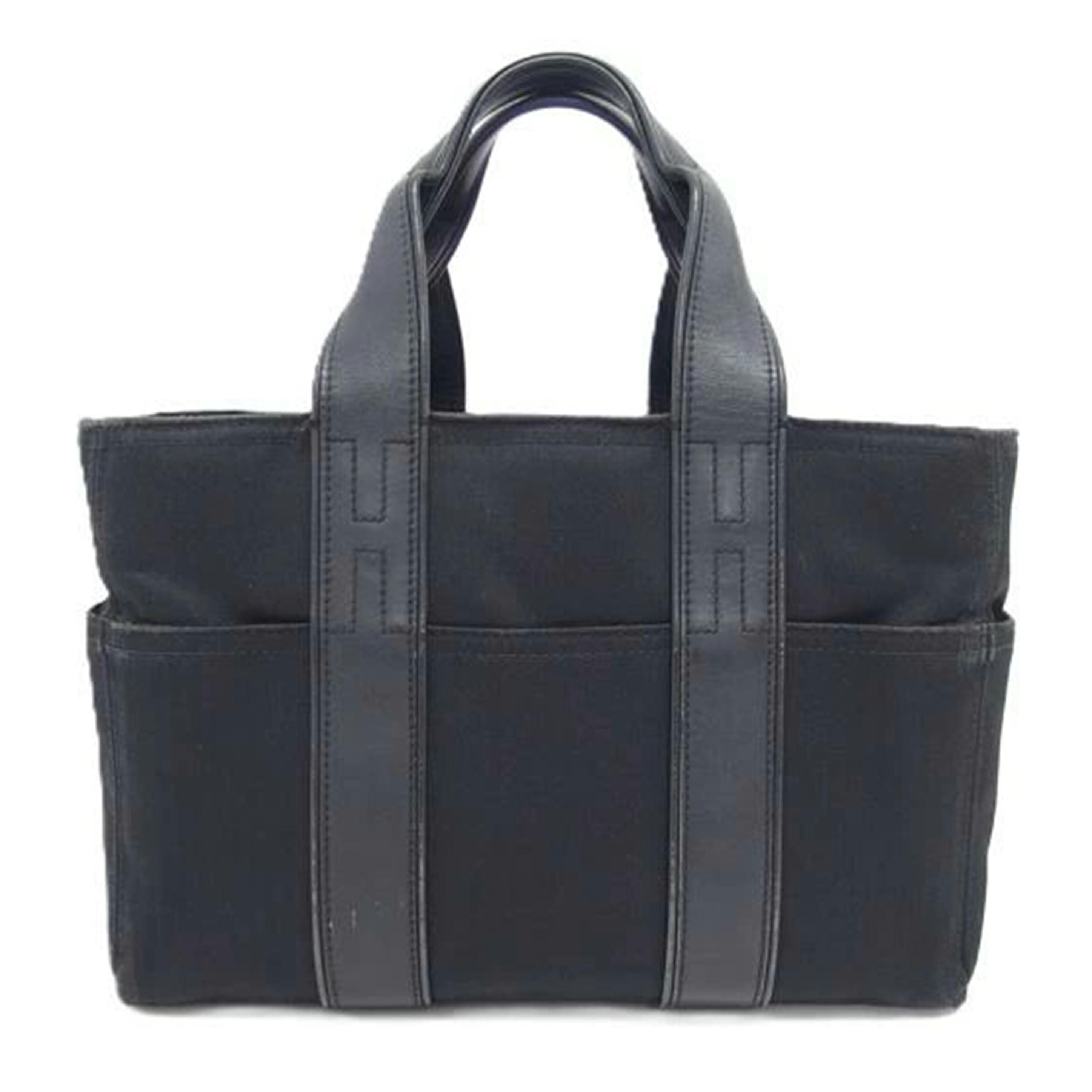 HERMES エルメス トートバッグ/アカプルコPM/トワルシェブロン/ブラック//ABランク/04