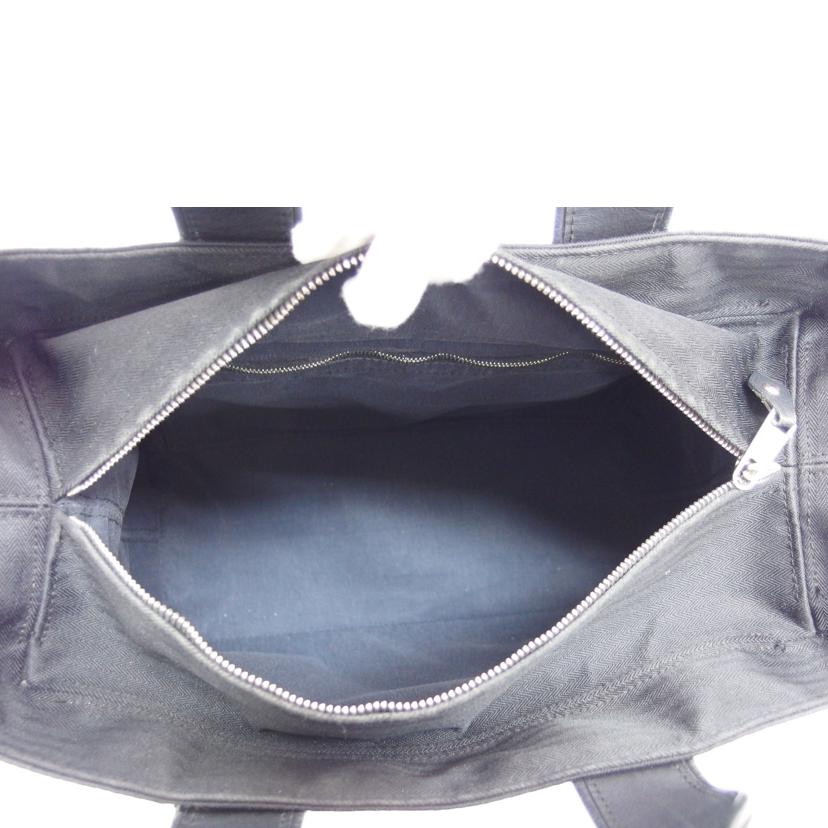 HERMES エルメス トートバッグ/アカプルコPM/トワルシェブロン/ブラック//ABランク/04