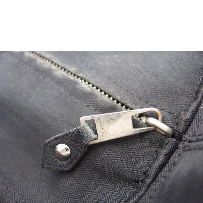 HERMES エルメス トートバッグ/アカプルコPM/トワルシェブロン/ブラック//ABランク/04