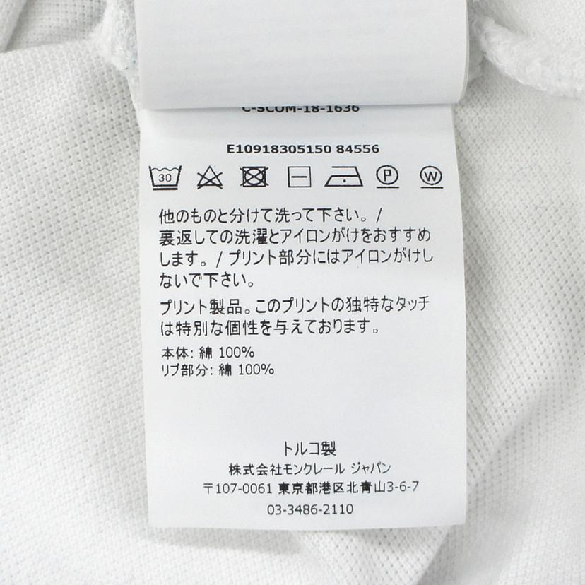 MONCLER モンクレール/MONCLER 襟裏ロゴプリントポロシャツ/H10918A00004 84556//ABランク/37