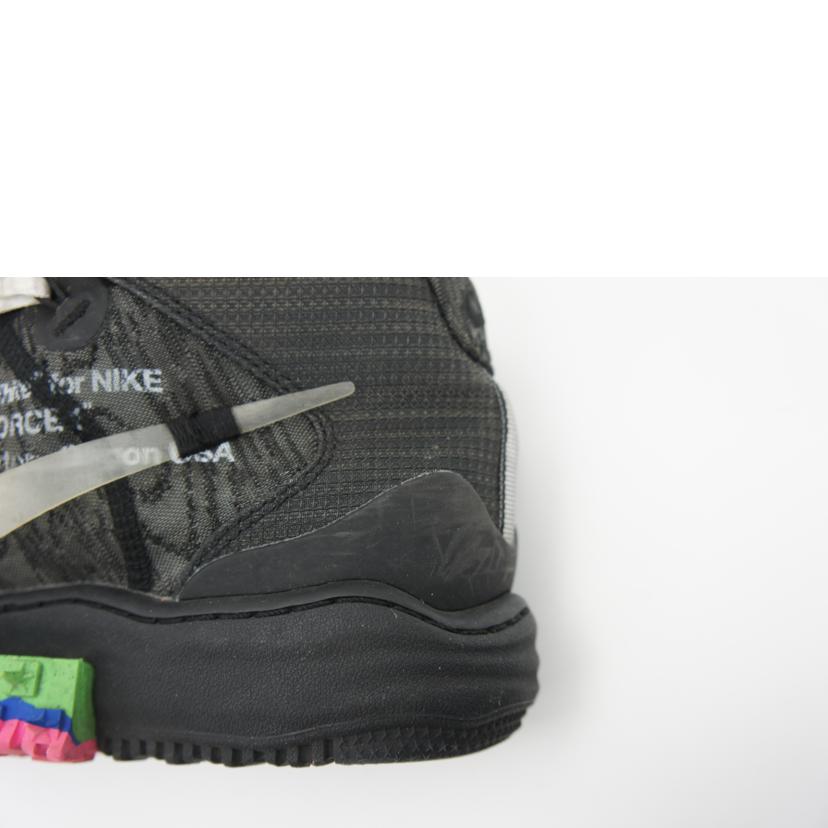 NIKE ×OFFWHITE AIR FORCE1 MID SP DO6290-001 ナイキ/NIKE ×OFFWHITE AIR FORCE1 MID SP DO6290-001//ABランク/19