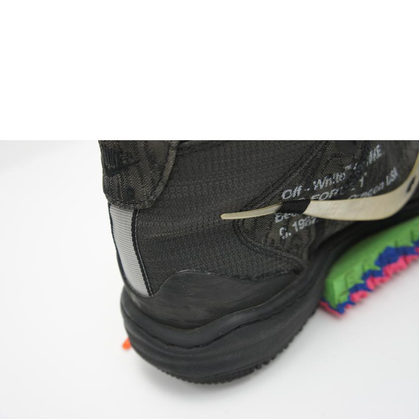 NIKE ×OFFWHITE AIR FORCE1 MID SP DO6290-001 ナイキ/NIKE ×OFFWHITE AIR FORCE1 MID SP DO6290-001//ABランク/19