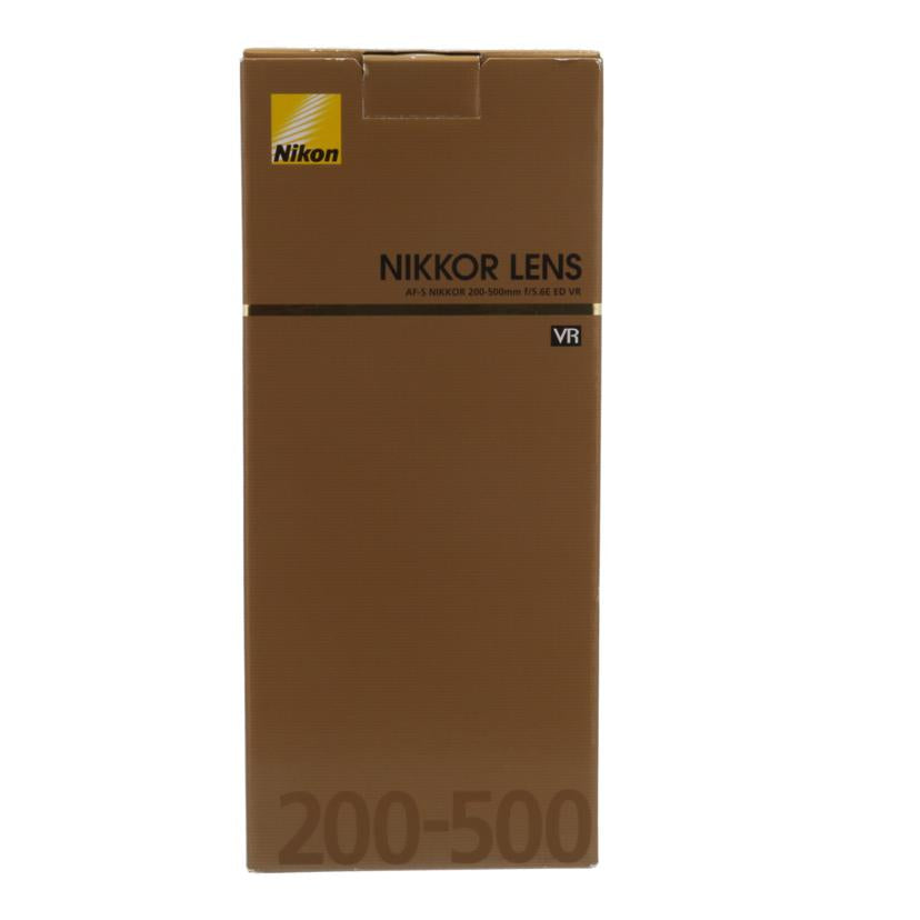 NIKON ニコン/交換レンズ/200-500mm/AF-S 200-500mm f5.6E ED VR//2120423/ABランク/71