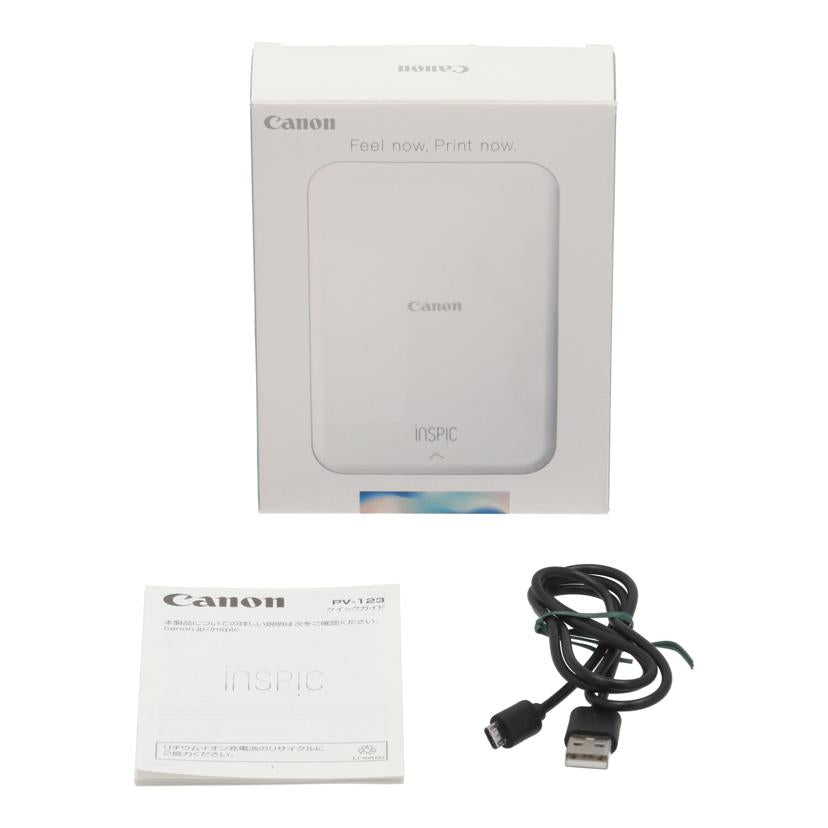 Canon キヤノン /ミニフォトプリンター/iNSPiC/PV-123-SB//ACEN18253782/ABランク/82