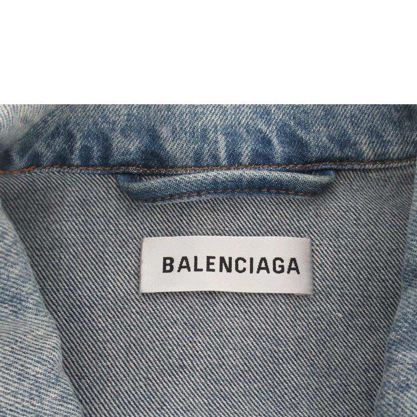 BALENCIAGA/グラフィックデザインオーバーサイズデニムジャケット/530723TXE08//ABランク/63