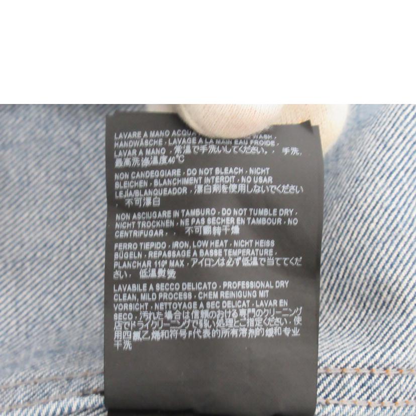 BALENCIAGA/グラフィックデザインオーバーサイズデニムジャケット/530723TXE08//ABランク/63