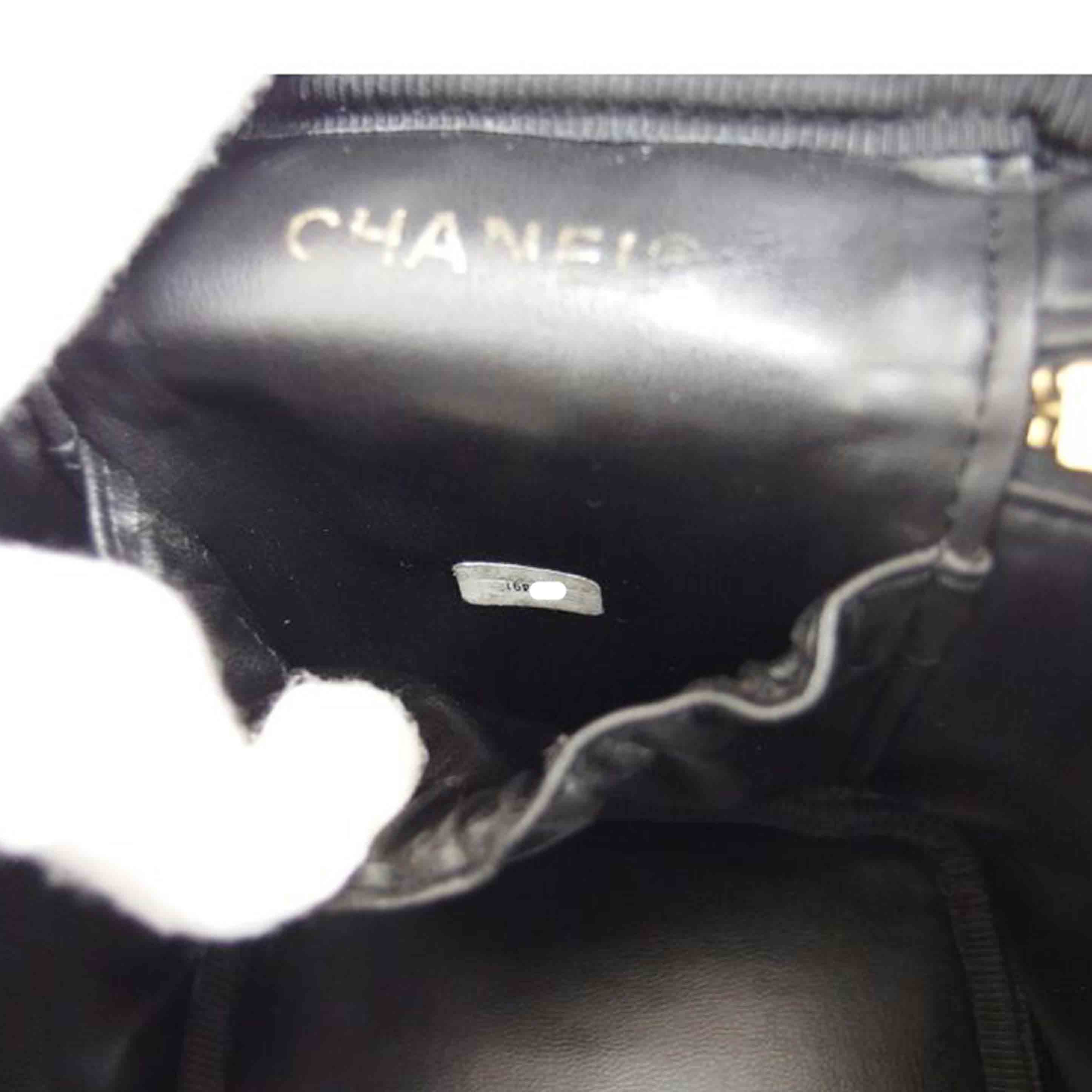 CHANEL シャネル/キャビアスキンバニティバッグ/ブラック/A01998//381****/ABランク/04