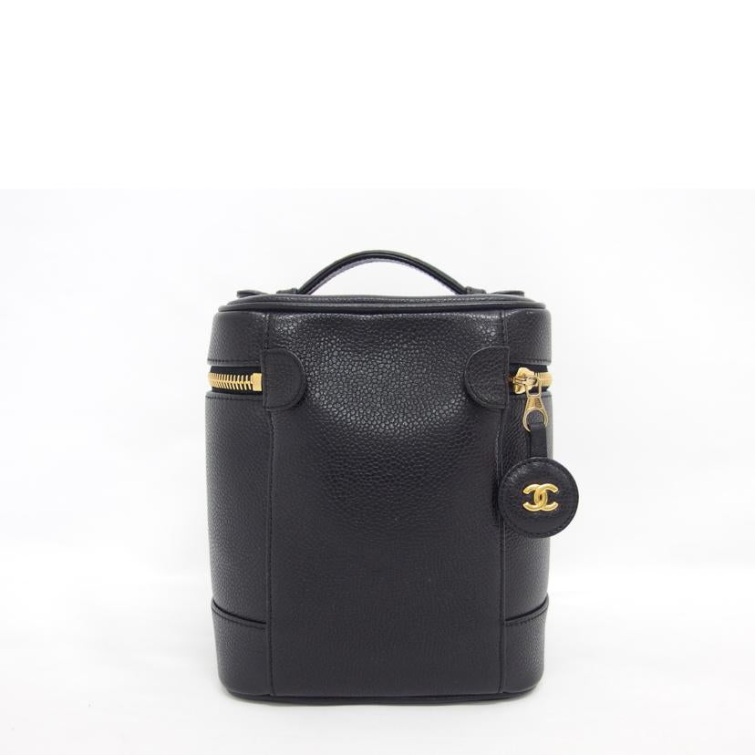 CHANEL シャネル/キャビアスキンバニティバッグ/ブラック/A01998//381****/ABランク/04