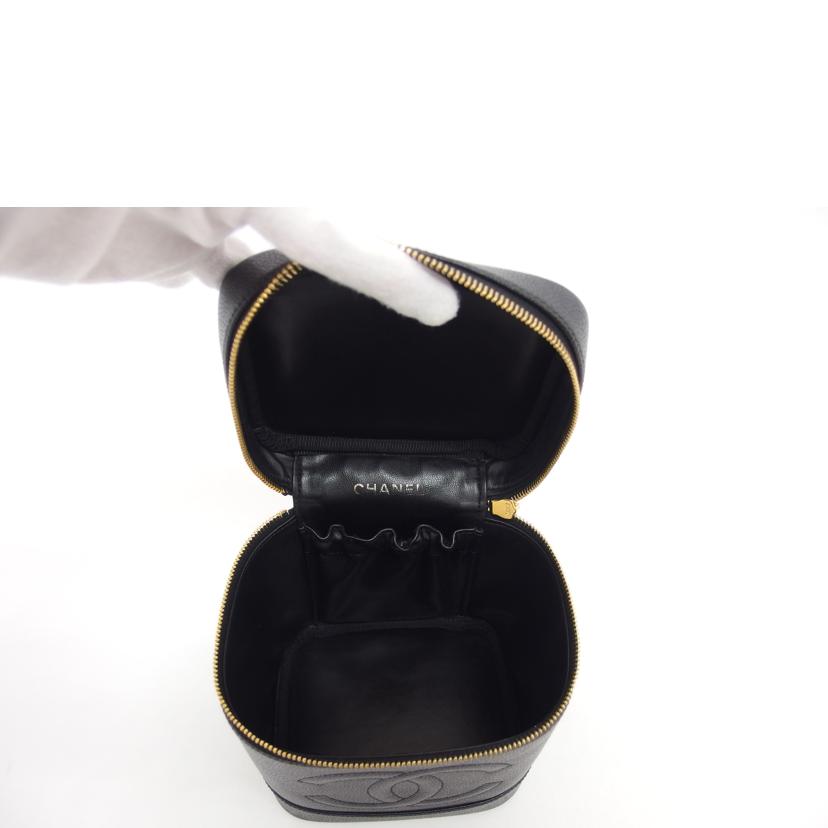 CHANEL シャネル/キャビアスキンバニティバッグ/ブラック/A01998//381****/ABランク/04