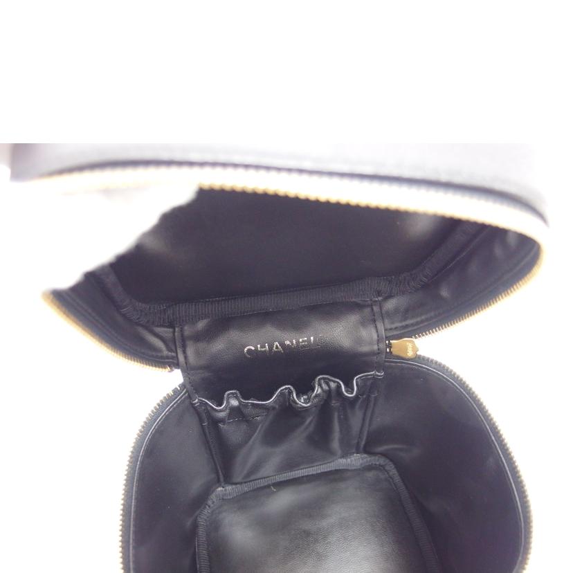CHANEL シャネル/キャビアスキンバニティバッグ/ブラック/A01998//381****/ABランク/04