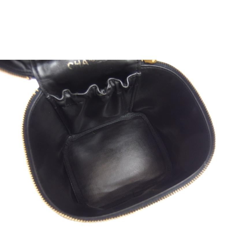 CHANEL シャネル/キャビアスキンバニティバッグ/ブラック/A01998//381****/ABランク/04