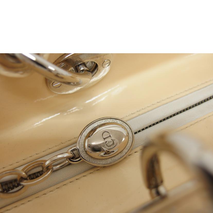 Christian Dior クリスチャンディオール/レディディオール/カナージュステッチ/エナメル2way//05-*******/ABランク/04