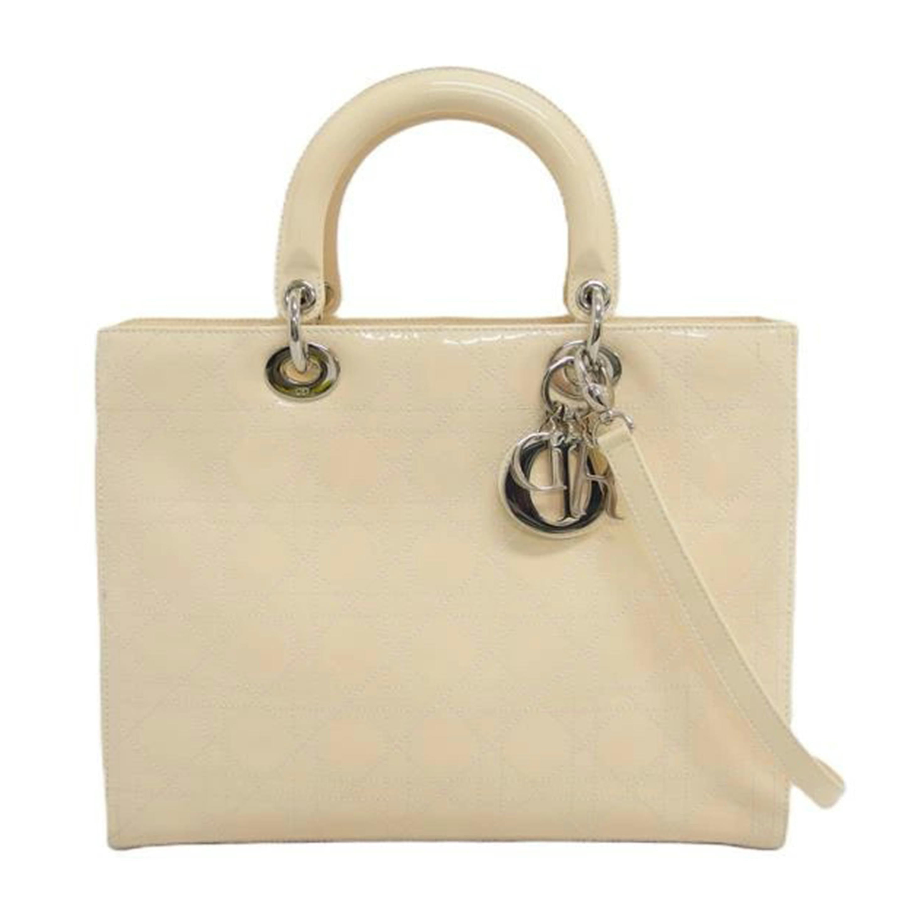 Christian Dior クリスチャンディオール/レディディオール/カナージュステッチ/エナメル2way//05-*******/ABランク/04