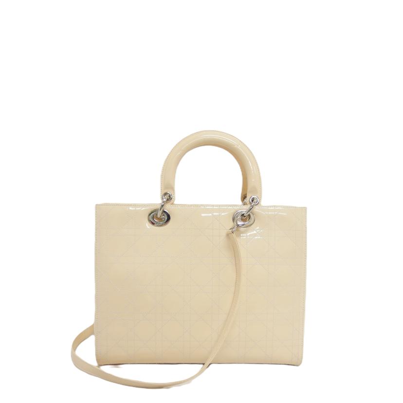 Christian Dior クリスチャンディオール/レディディオール/カナージュステッチ/エナメル2way//05-*******/ABランク/04