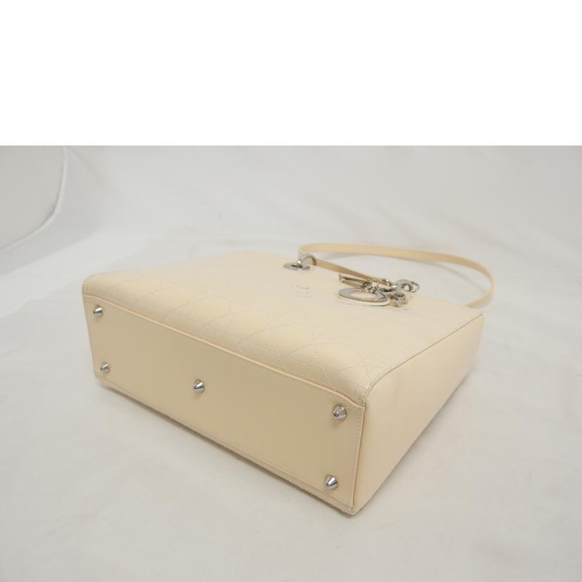 Christian Dior クリスチャンディオール/レディディオール/カナージュステッチ/エナメル2way//05-*******/ABランク/04