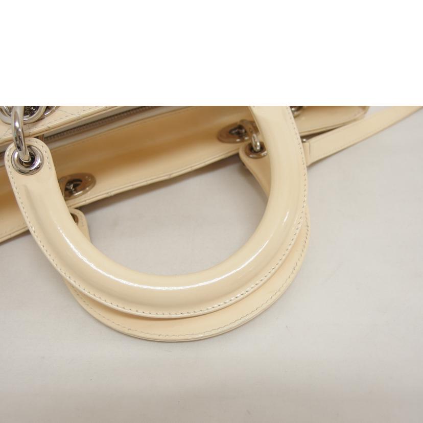 Christian Dior クリスチャンディオール/レディディオール/カナージュステッチ/エナメル2way//05-*******/ABランク/04