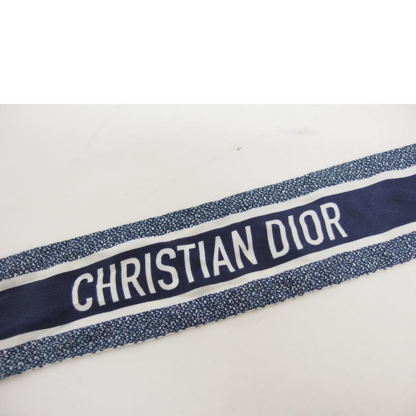 Christian Dior クリスチャンディオール/ミッツァ/シルクスカーフ/ネイビー/15MON106ZKDO//603****/ABランク/04